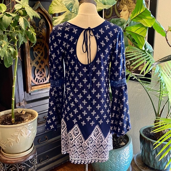 Revolve Band of Gypsies Printed Mini Dress - Picture 9 of 16